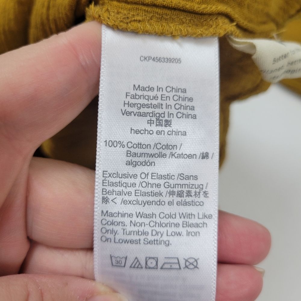 Madewell Lucie Smocked Peplum Top Burnt Orange Size 2 - Picture 5 of 9